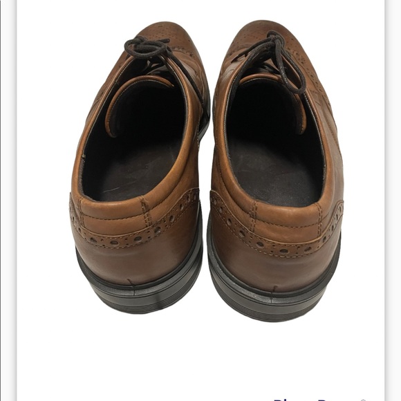 Men’s Ecco Wingtip Brown Leather Oxford Sz EUR 47/US 13 main image 10